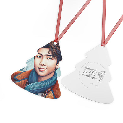 Christmas Namjoon Metal Ornaments