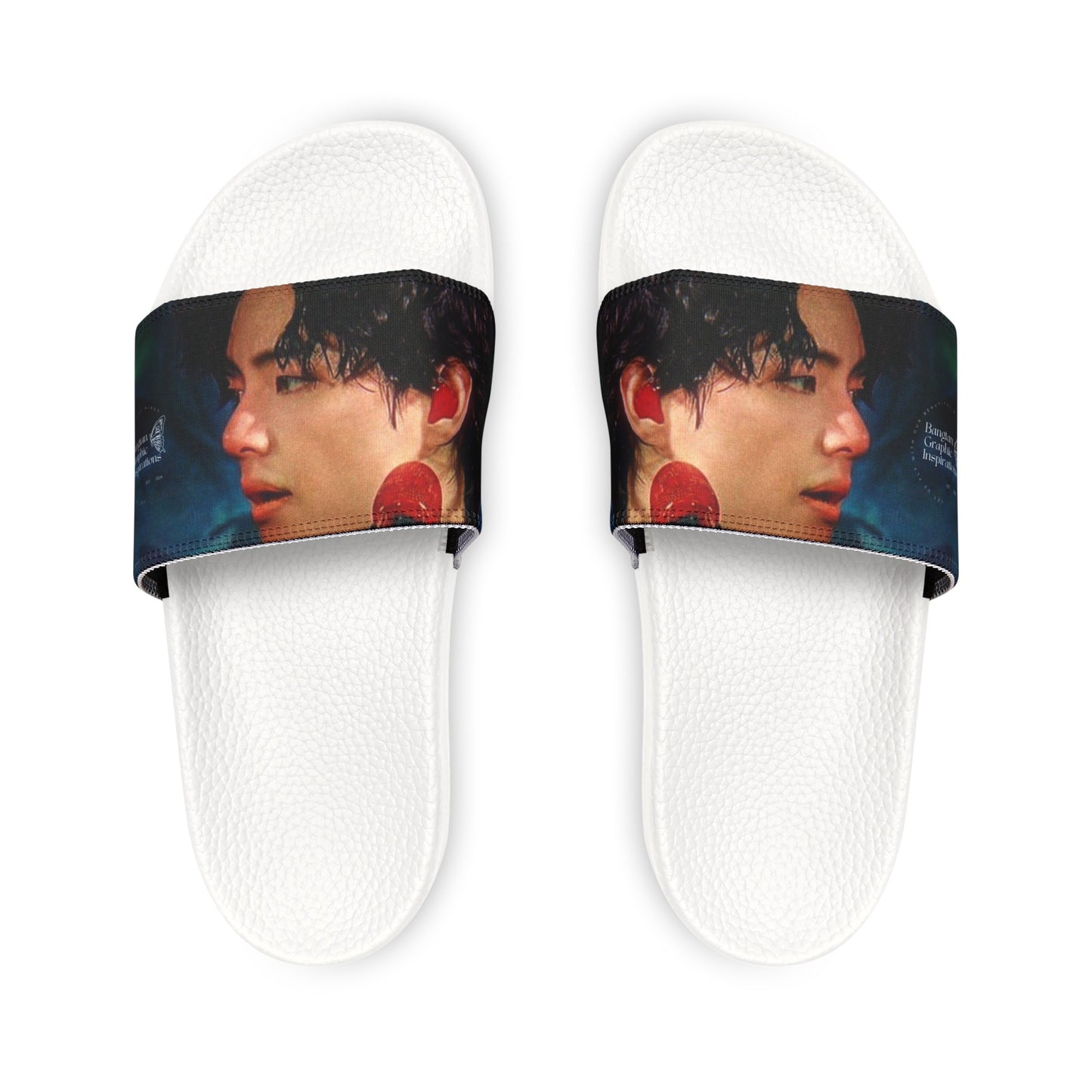 Taehyung Graphic Women's PU Slide Sandals