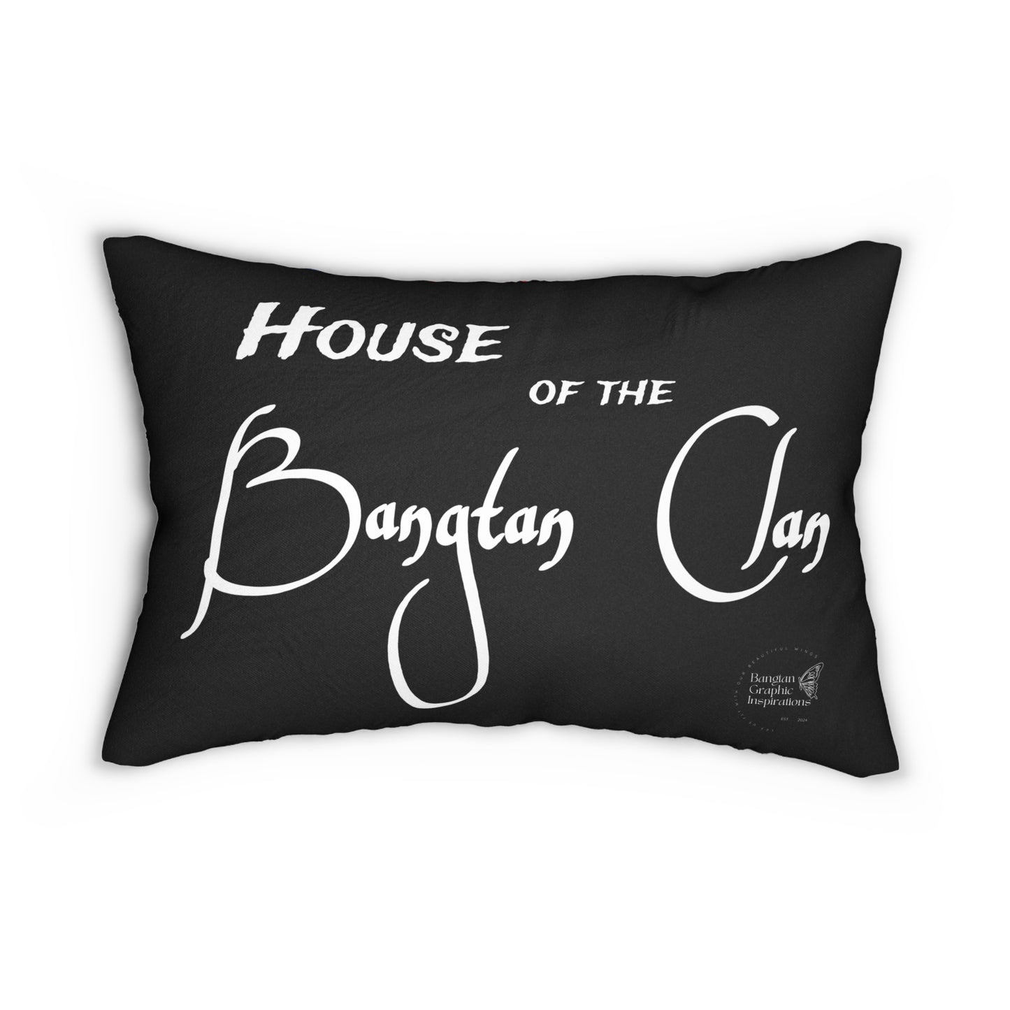 House of the Bangtan Clan Spun Polyester Lumbar Pillow