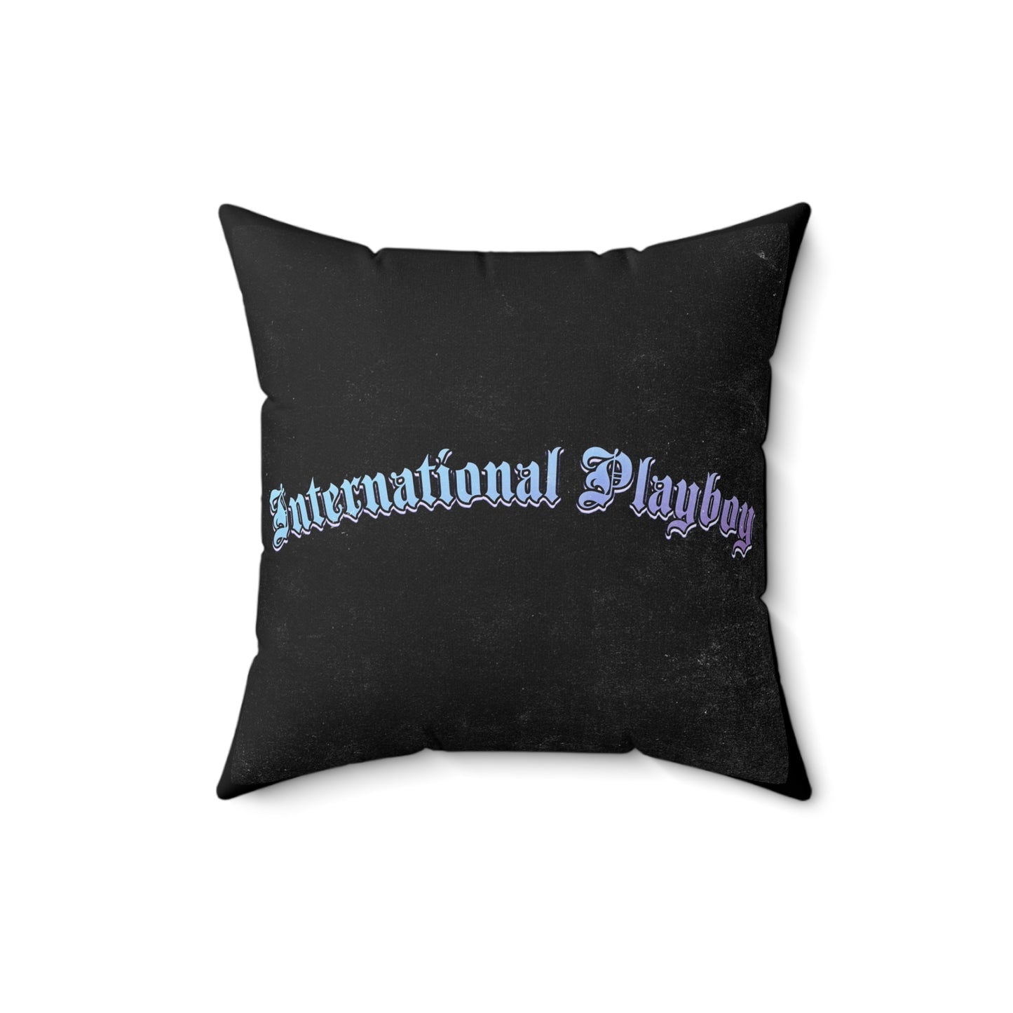 International Playboy Spun Polyester Square Pillow