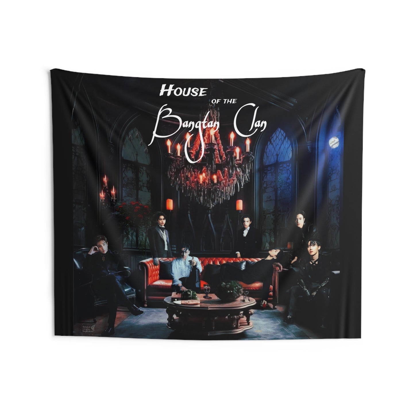 House of the Bangtan Clan Indoor Wall Tapestries