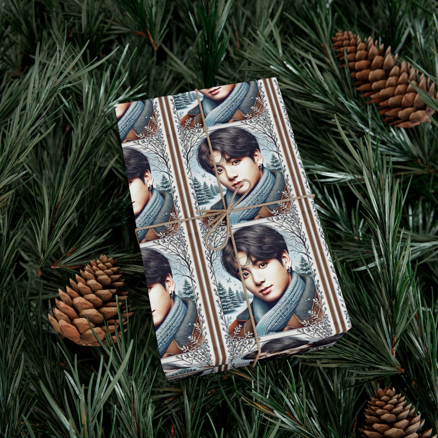 Christmas Jungkook Gift Wrap Papers