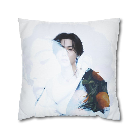 Min Yoongi Graphic Spun Polyester Square Pillowcase