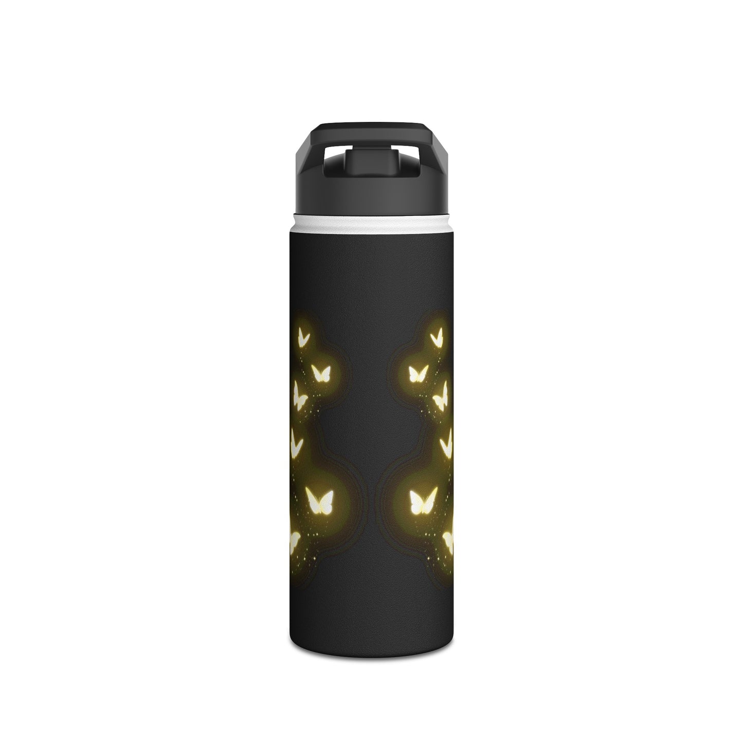 JK Graphic Stainless Steel Water Bottle, Standard Lid