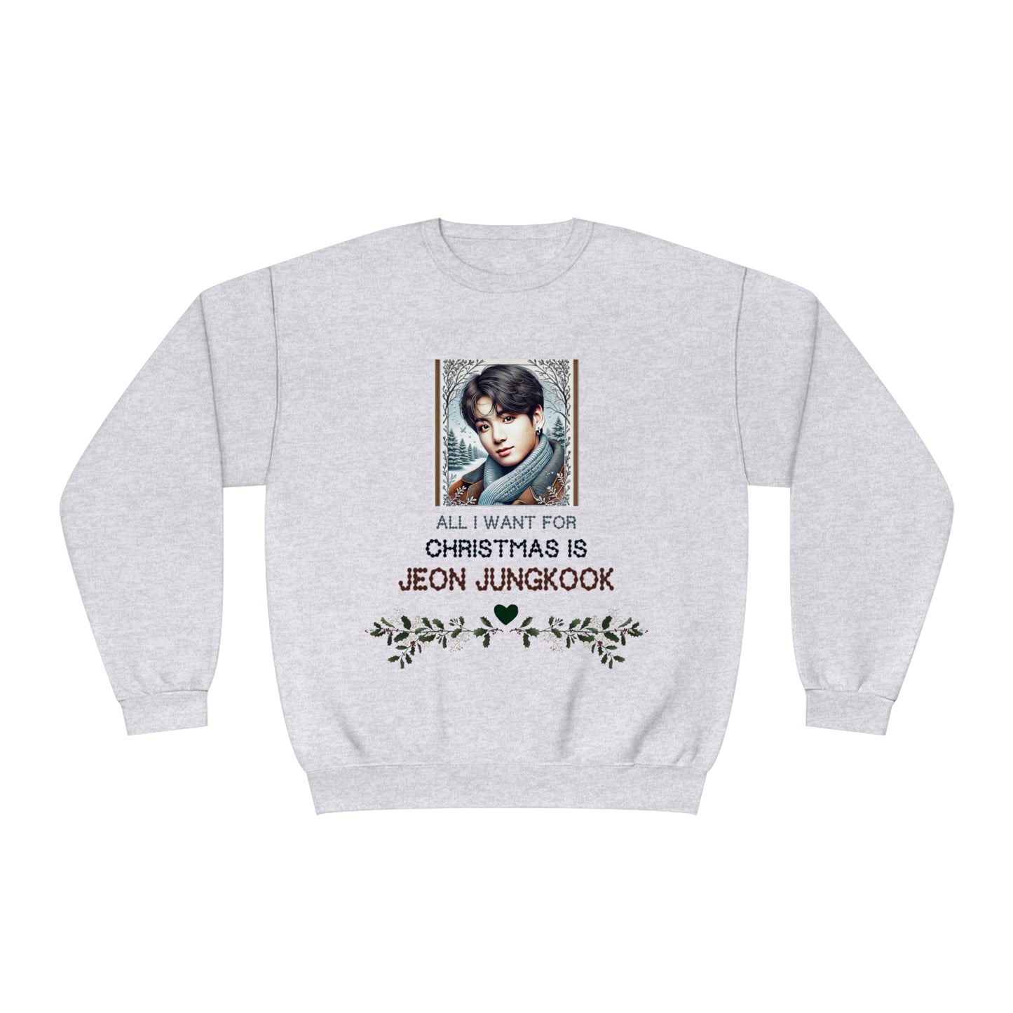 Christmas Jungkook Unisex NuBlend® Crewneck Sweatshirt