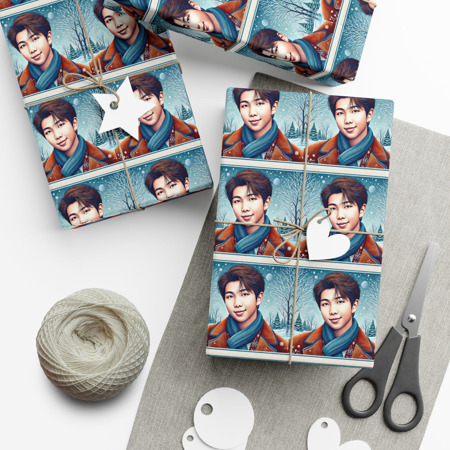 Christmas Namjoon Gift Wrap Papers