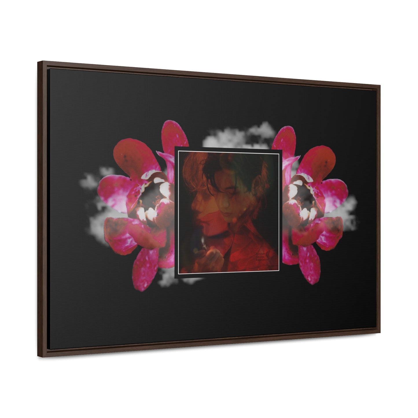 Taehyung Graphic Gallery Canvas Wraps, Horizontal Frame