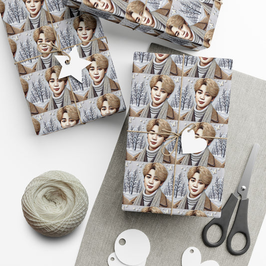 Christmas Jimin Gift Wrap Papers