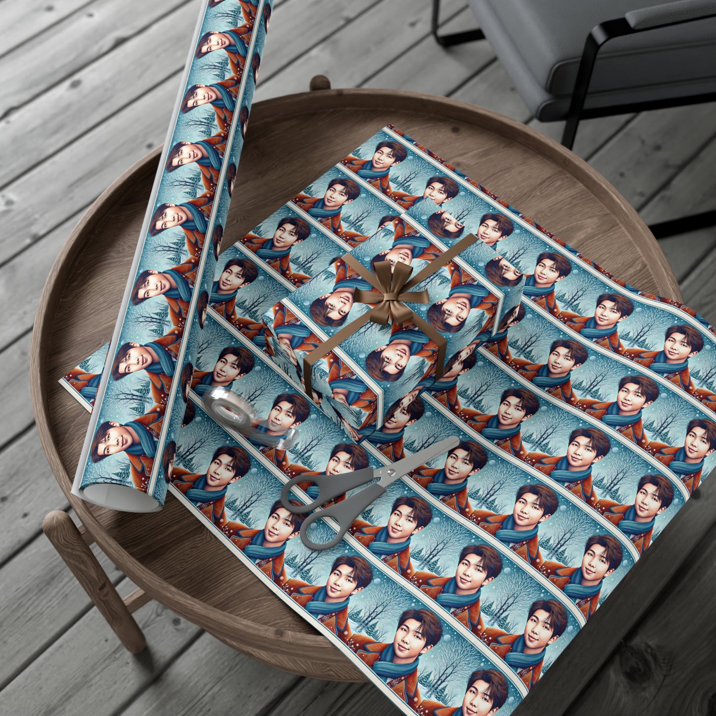 Christmas Namjoon Gift Wrap Papers