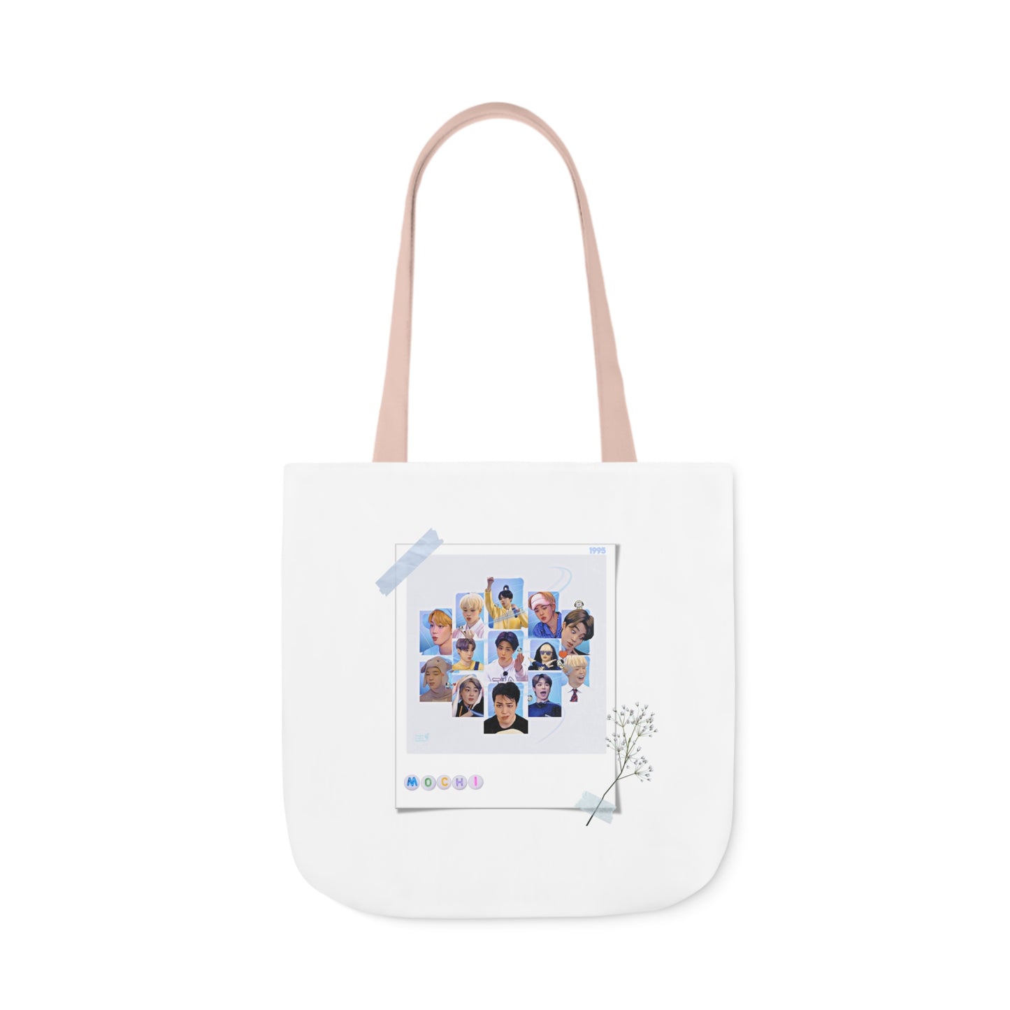 Cutie, Sexy, Lovely Canvas Tote Bag, 5-Color Straps