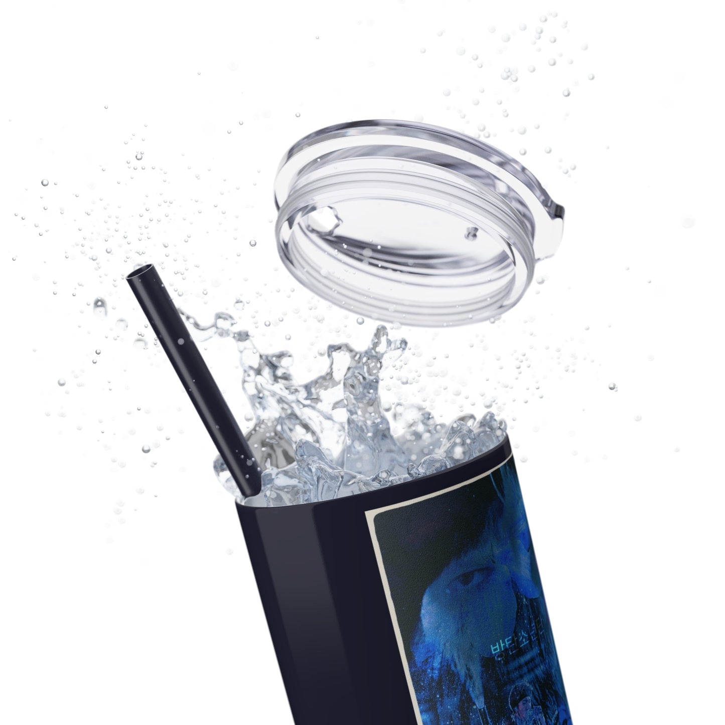 Skinny Tumbler with Straw, 20oz