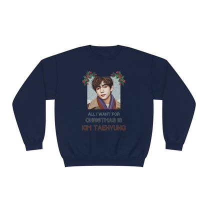 Christmas Taehyung Unisex NuBlend® Crewneck Sweatshirt
