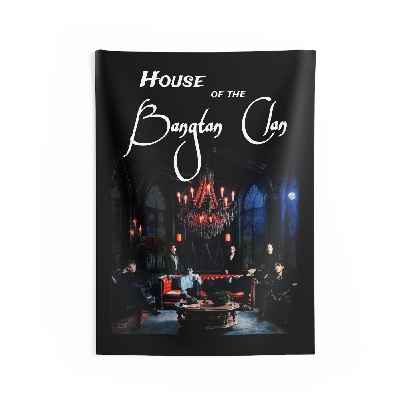 House of the Bangtan Clan Indoor Wall Tapestries