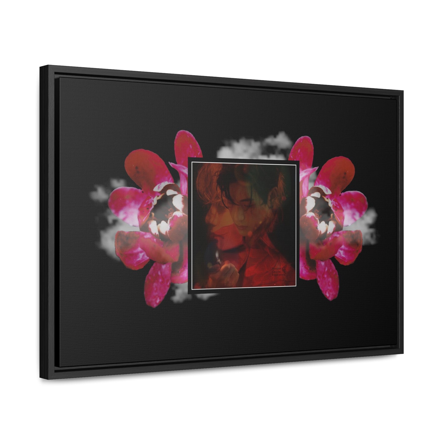 Taehyung Graphic Gallery Canvas Wraps, Horizontal Frame