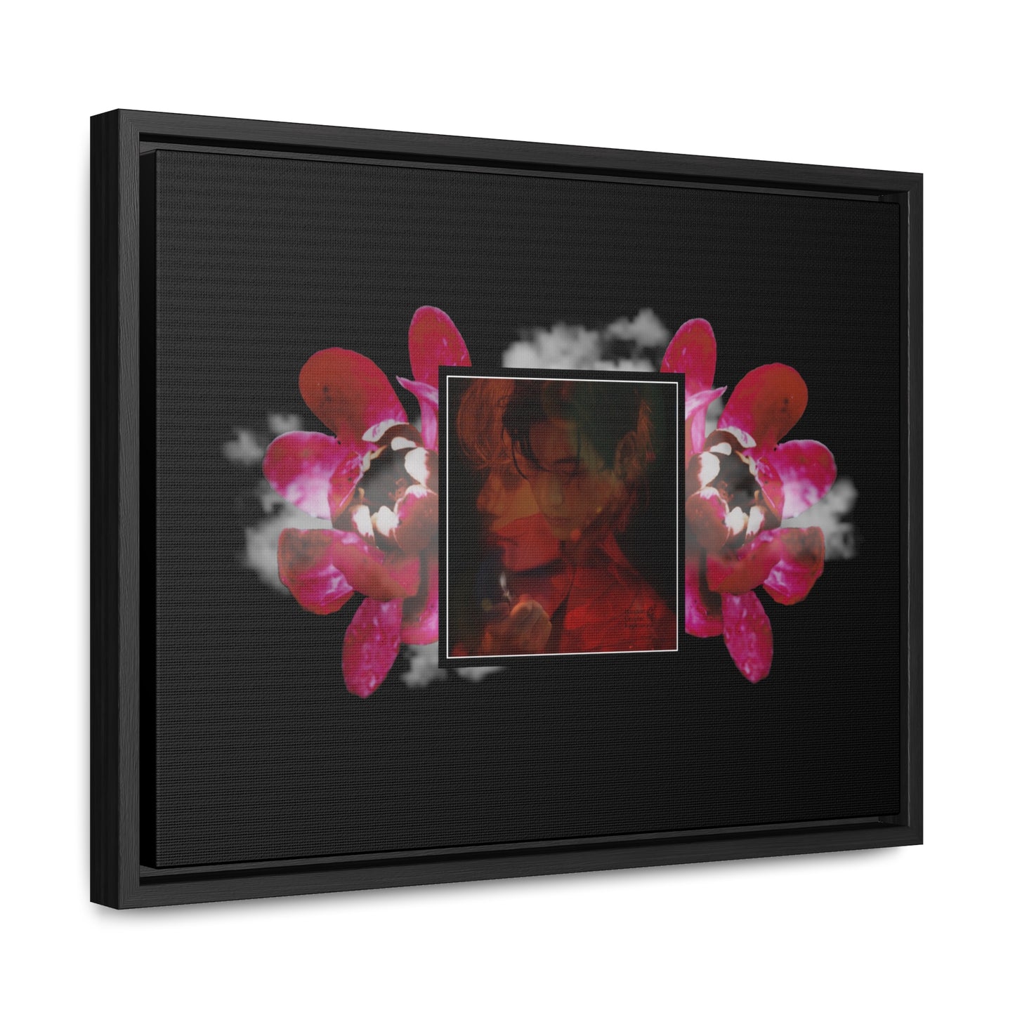 Taehyung Graphic Gallery Canvas Wraps, Horizontal Frame