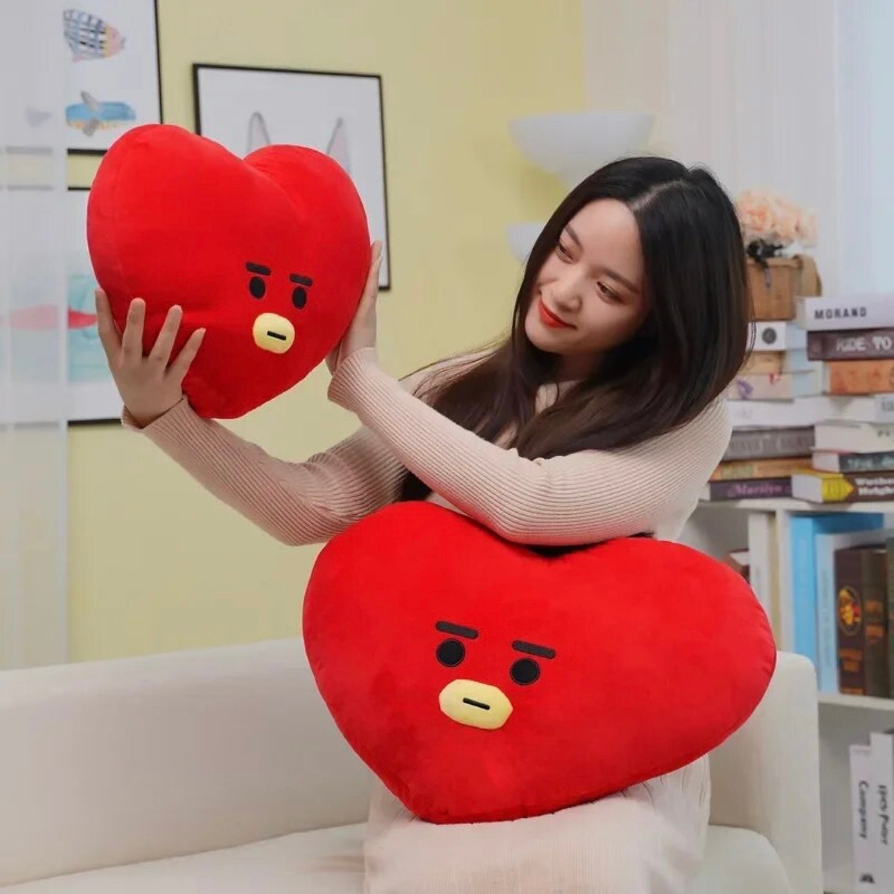 Bt21 Line Friends Cute Pillow Chair Cushion