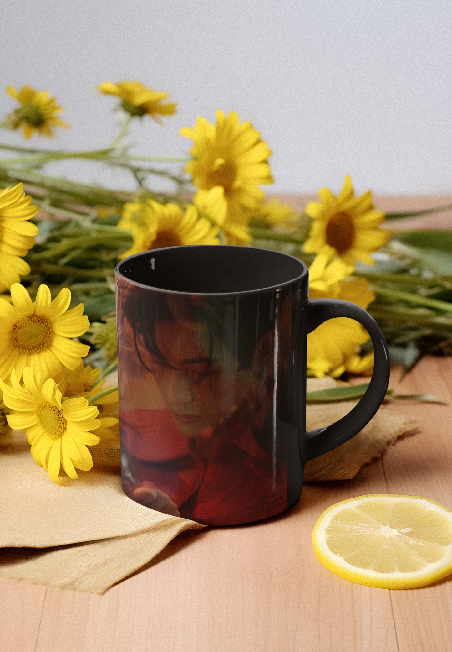 Taehyung Graphic Color Morphing Mug, 11oz