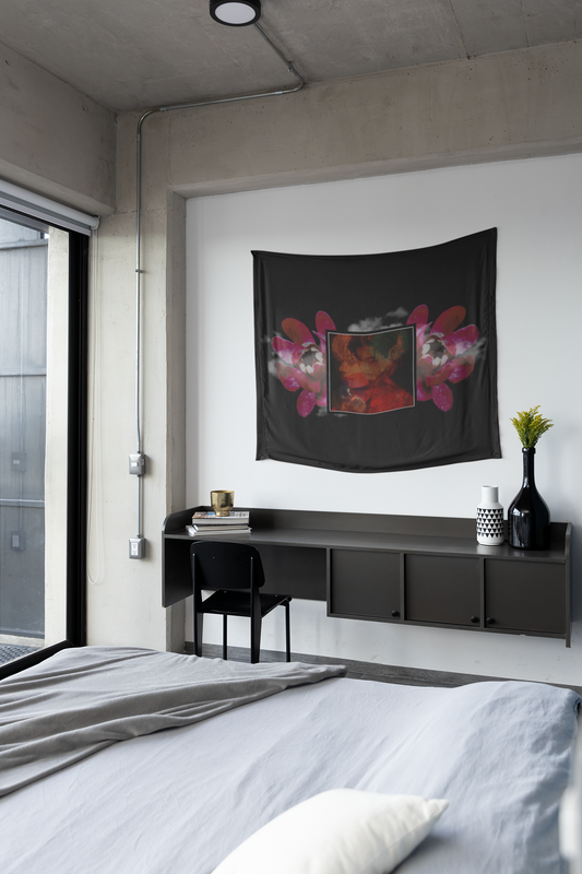 Taehyung Graphic Indoor Wall Tapestries