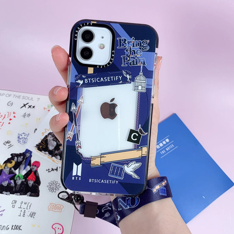 BTS Photo Card Holding iPhone Case