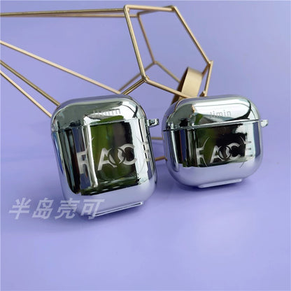 BTS Jimin FACE Protective Cover for Apple AirPods and Samsung Buds Live Pro