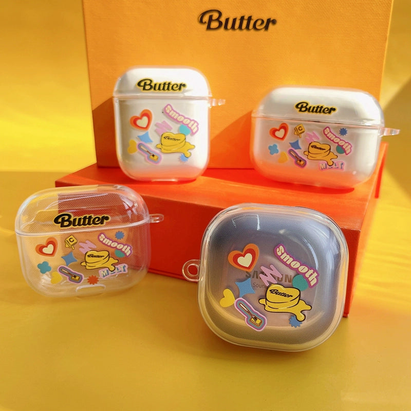 BTS Butter Protective Cover for Apple AirPods or Samsung Buds