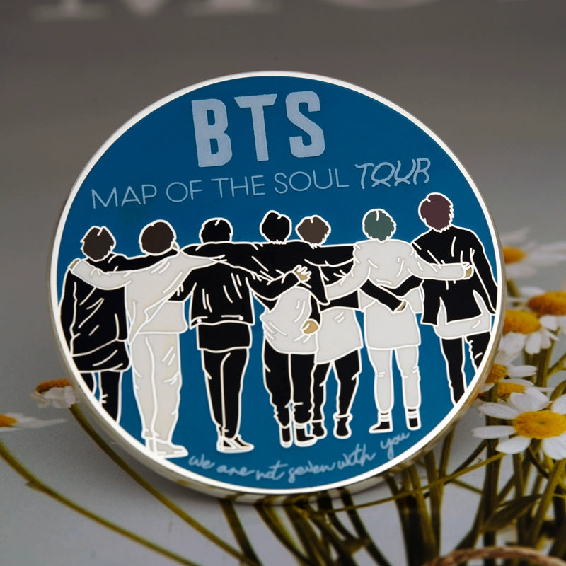 BTS Map of the Soul Metal Broach