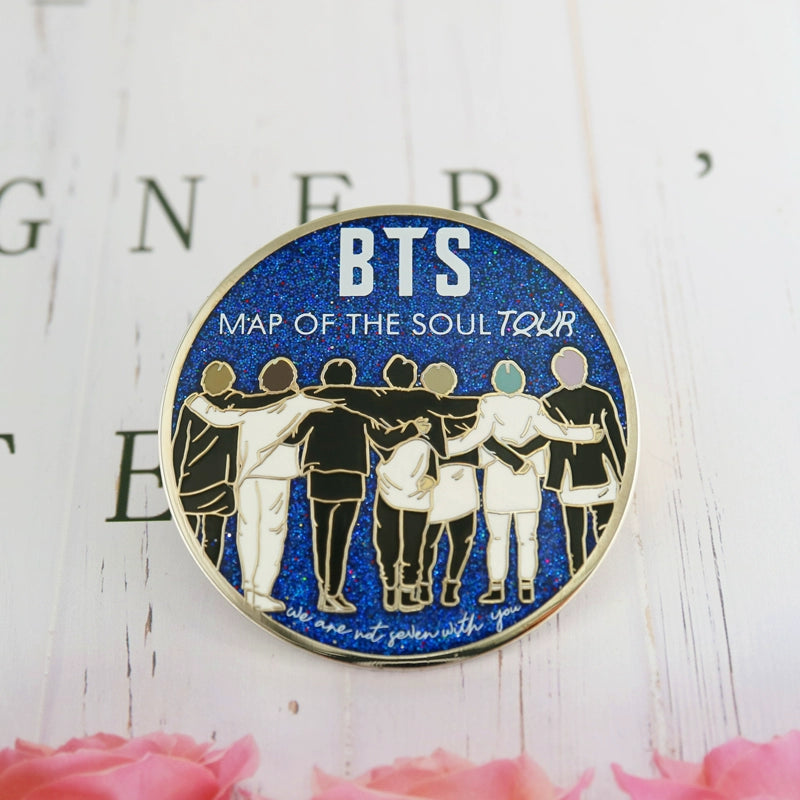 BTS Map of the Soul Metal Broach