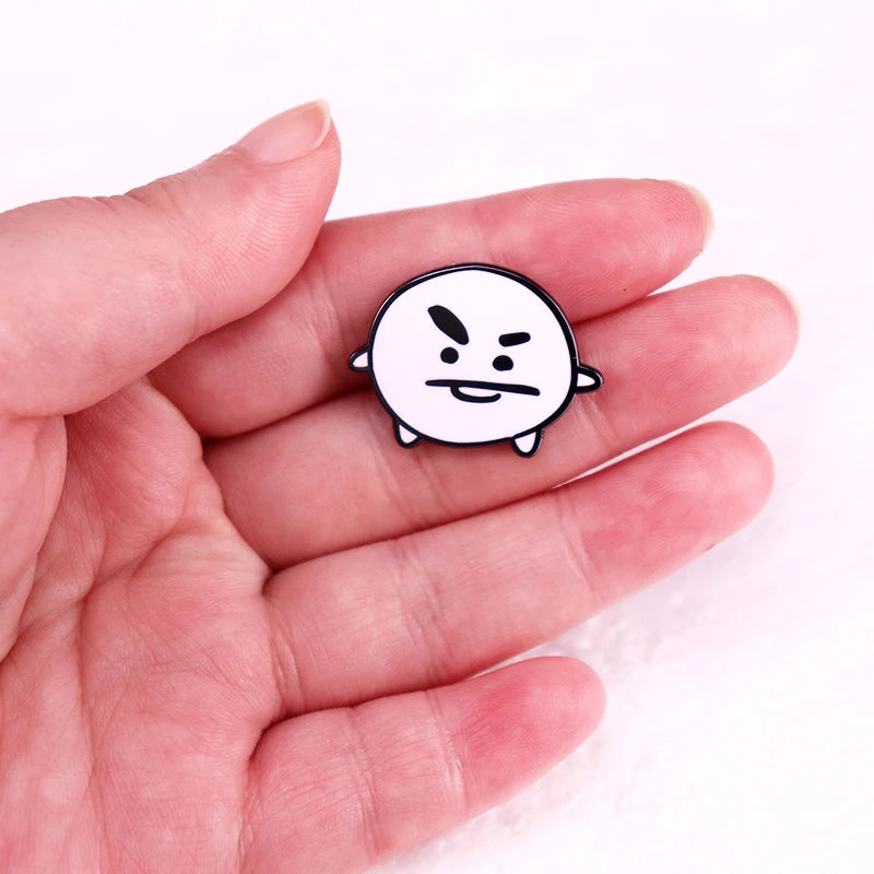 Cute Shooky Enamel Pin