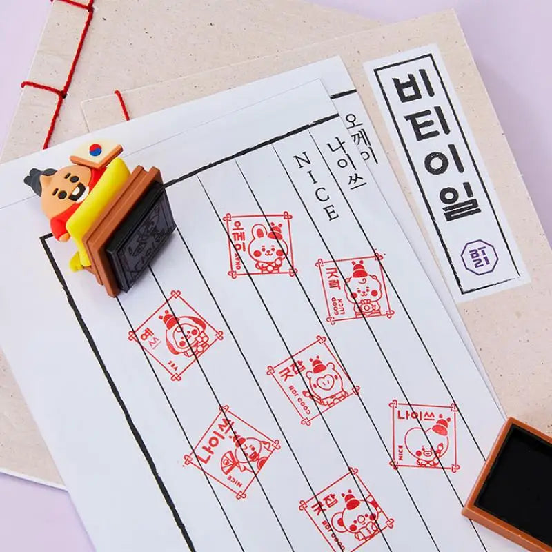 Bt21 Cute Stationery Stamp