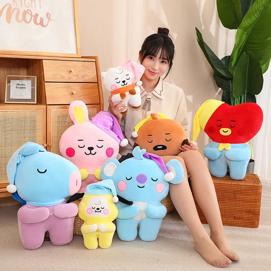 Big Size Bt21 Line Friends Plush Pillows