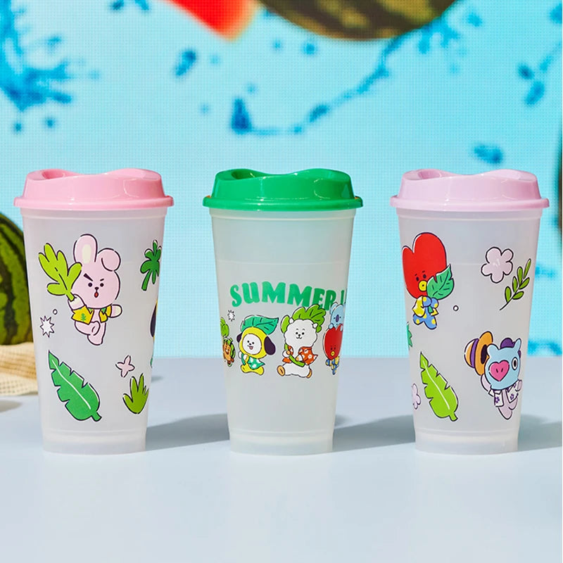 BT21 Line Friends Summer Water Cup