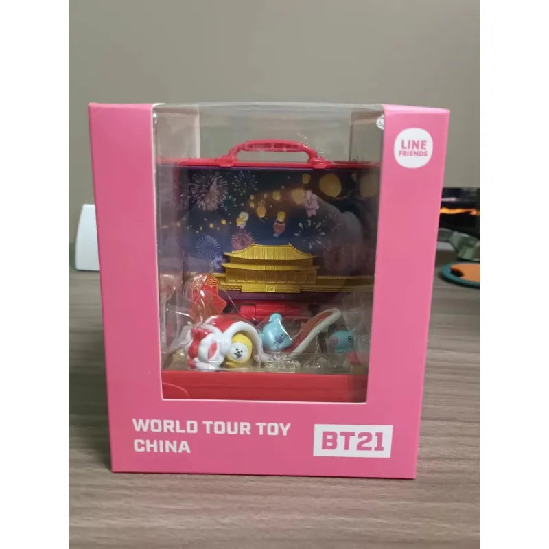 BT21 World Tour Miniature Scene Suitcase Collection