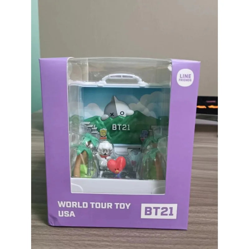 BT21 World Tour Miniature Scene Suitcase Collection