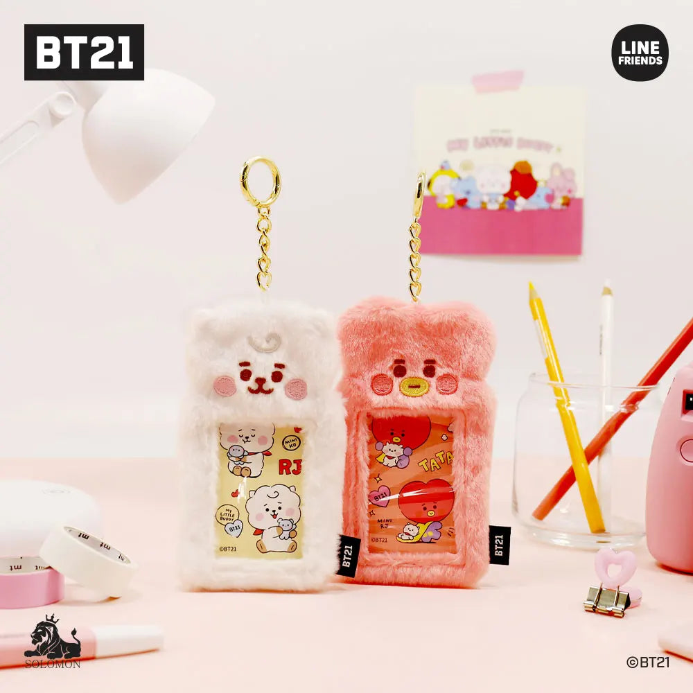 Bt21 Line Friends Plush Card Cover