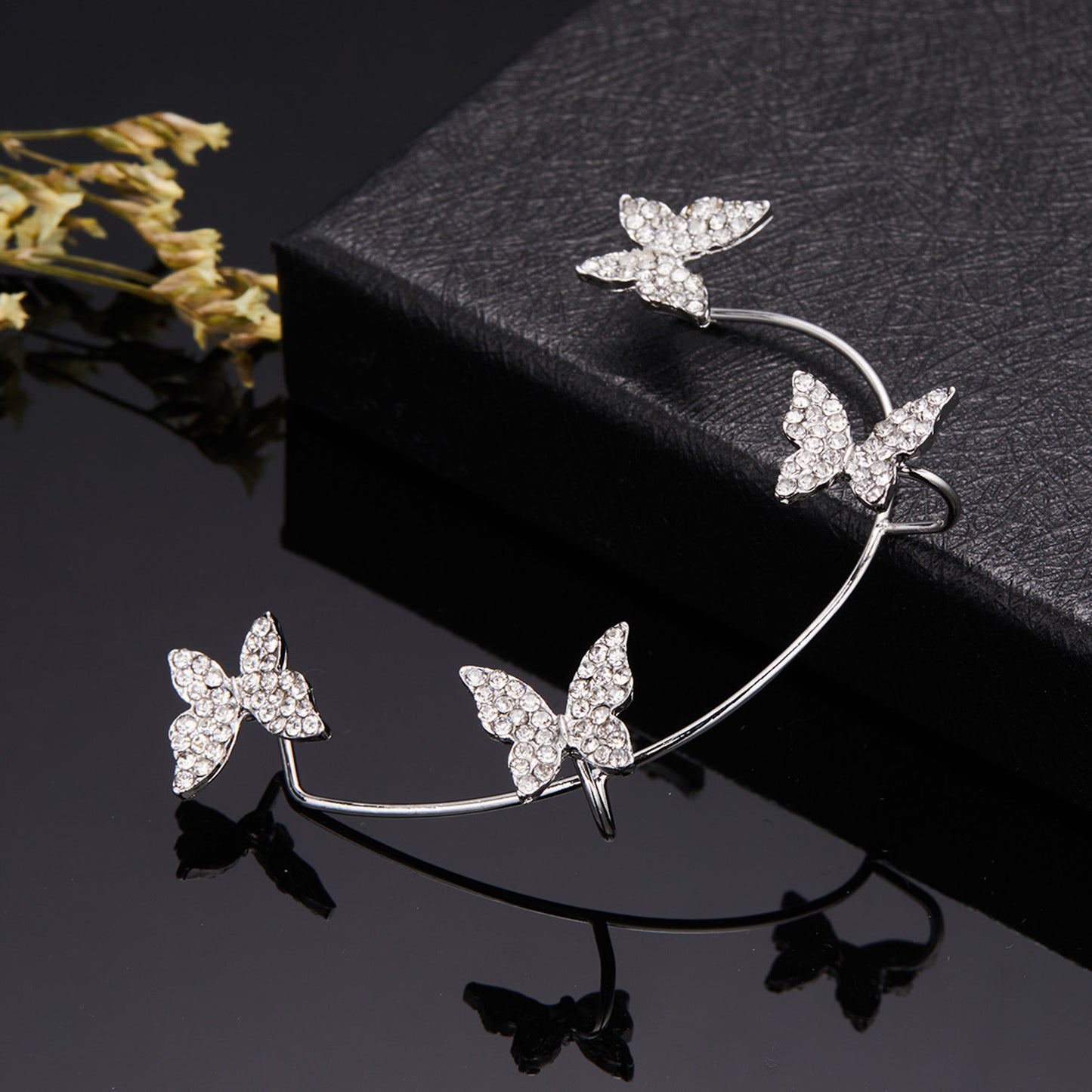 Army Butterfly Ear Clip