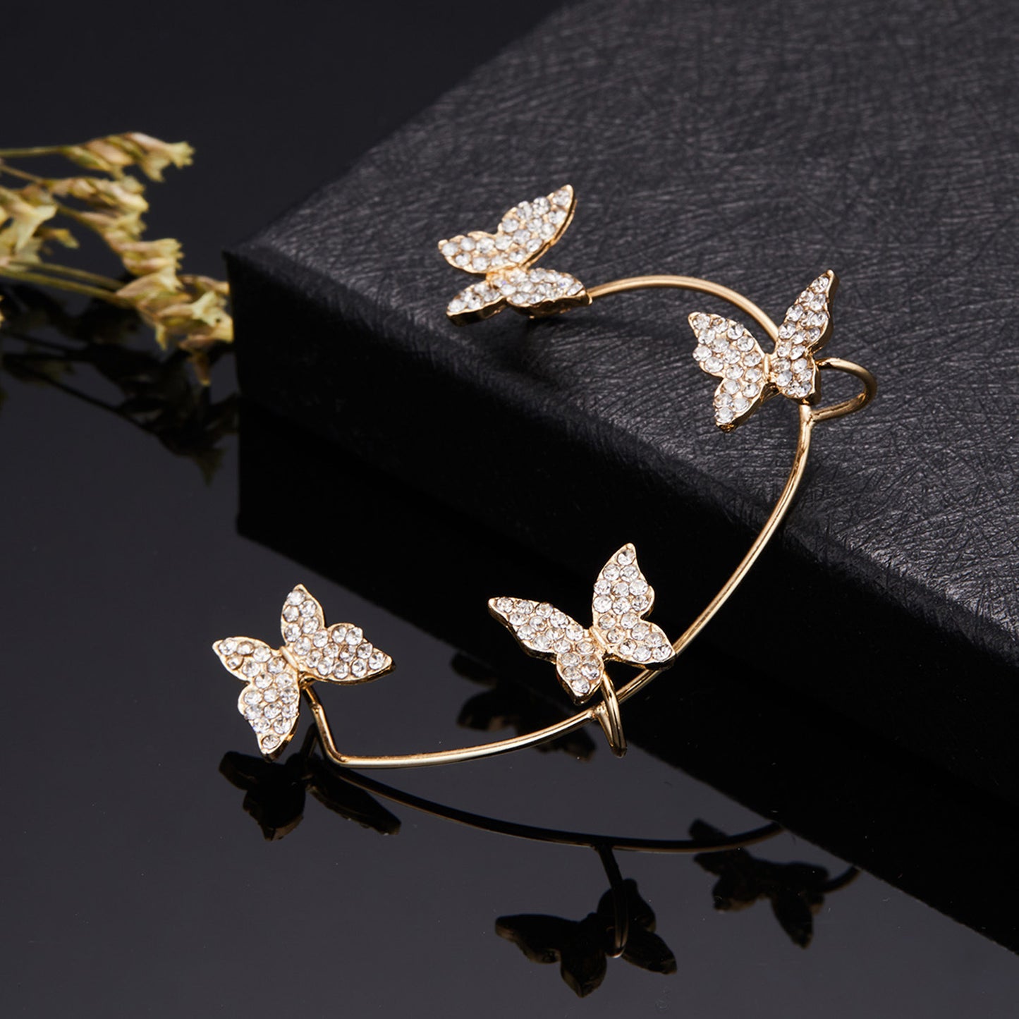 Army Butterfly Ear Clip