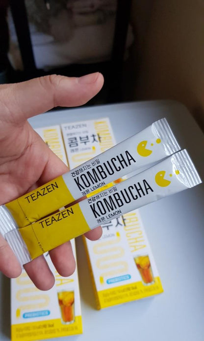 TEAZEN Kombucha Lemon (10 Sticks)